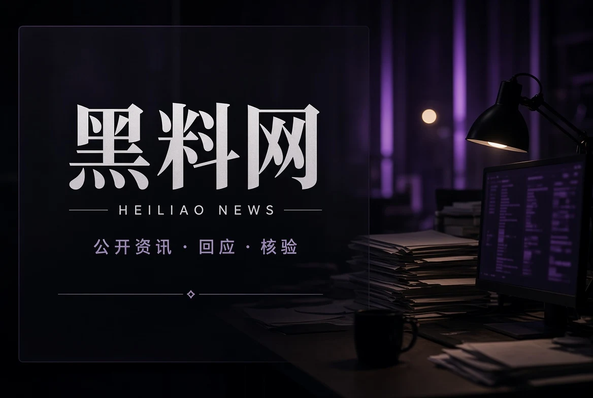 黑料网公开资讯与核验阅读封面